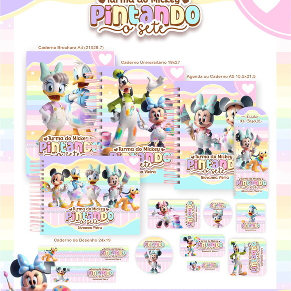 Arquivo Digital Volta Ás Aulas Turma do Mickey 2026#7241