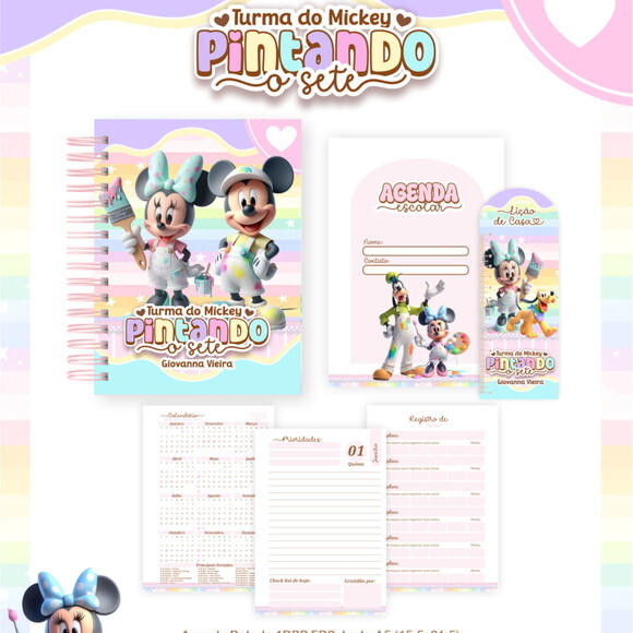 Arquivo Digital Volta Ás Aulas Turma do Mickey 2026#7241