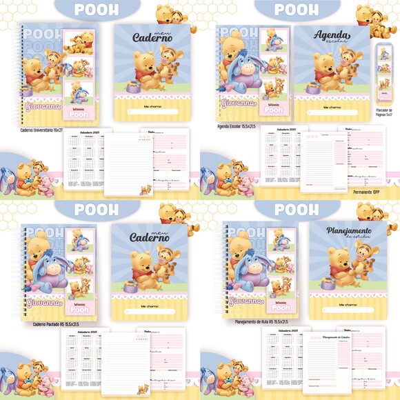 Arquivo Digital Volta Ás Aulas Ursinho Pooh #5347