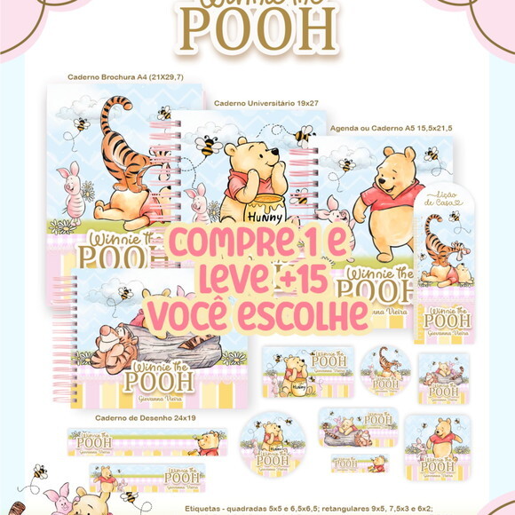 Arquivo Digital Volta Ás Aulas Ursinho Pooh 2026 #7250