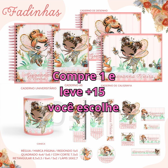 Arquivo Digital Volta Ás Aulas Vale Encantado Fadinhas #3471