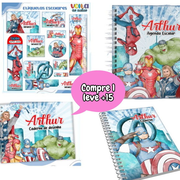 Arquivo Digital Volta às Aulas Vingadores 2024 #3670