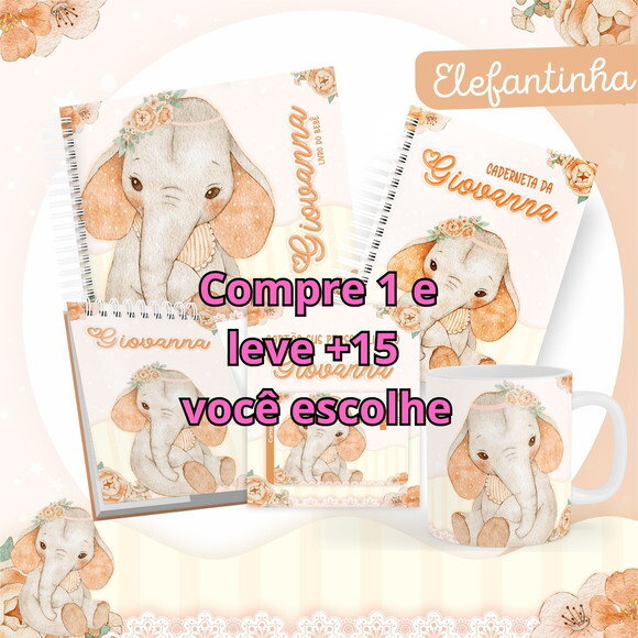 Arquivo Livro do Bebê e Caderneta Elefantinha #1477