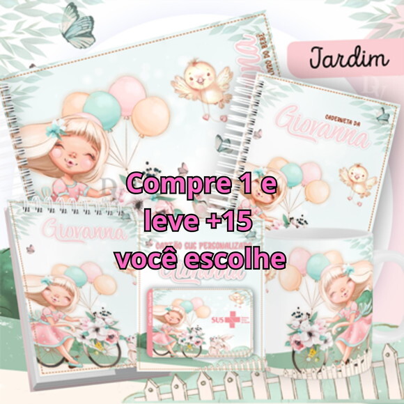Arquivo Livro do Bebê e Caderneta Jardim #1468