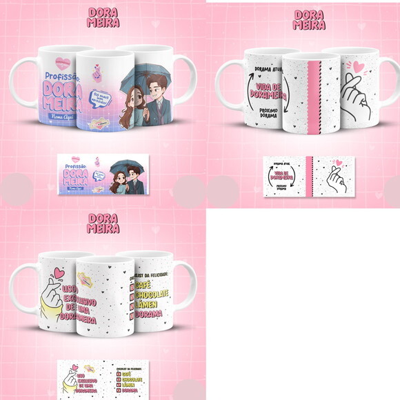 Arte Caneca Dorameiras - Arquivo Digital #5643