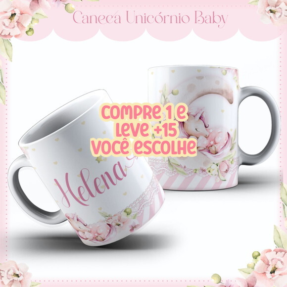 Arte Caneca Unicórnio #7577