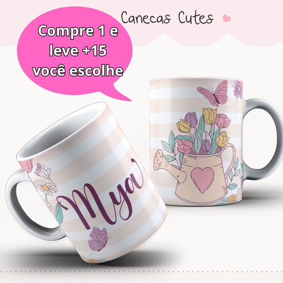 Arte Digital Sublimação Caneca Cute #4155