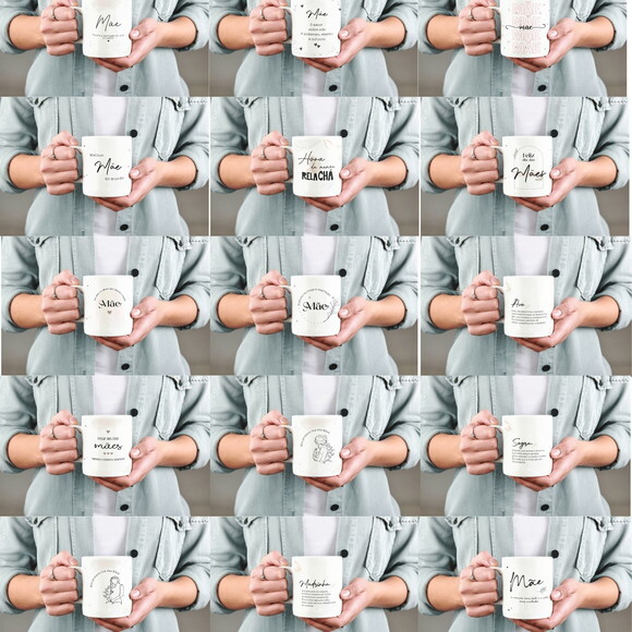 Arte Digital Sublimação Caneca Dia das Mães 2025 #6686