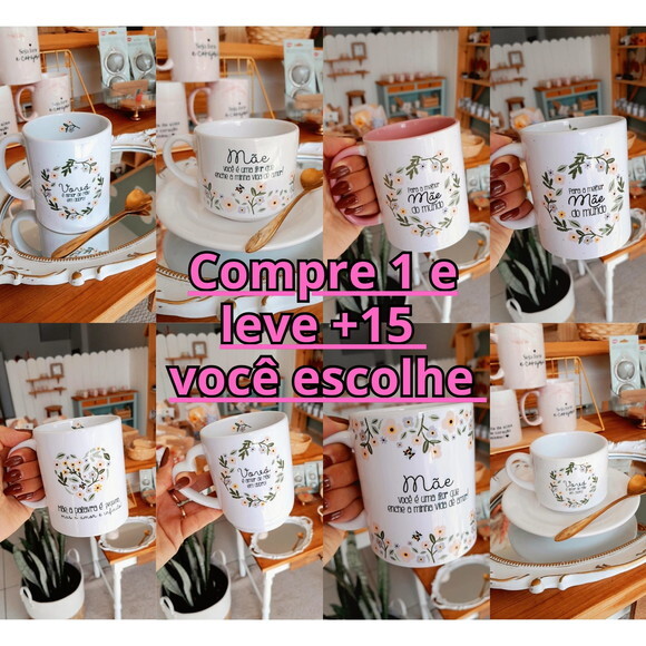Arte Digital Sublimação Caneca Dia das Mães 2025 #6687