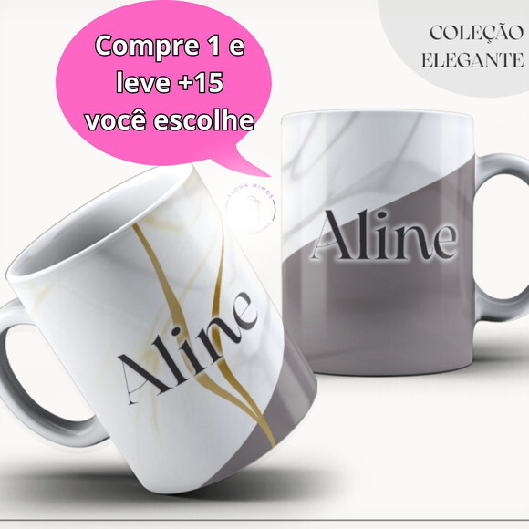 Arte Digital Sublimação Caneca Marmorizada #4147