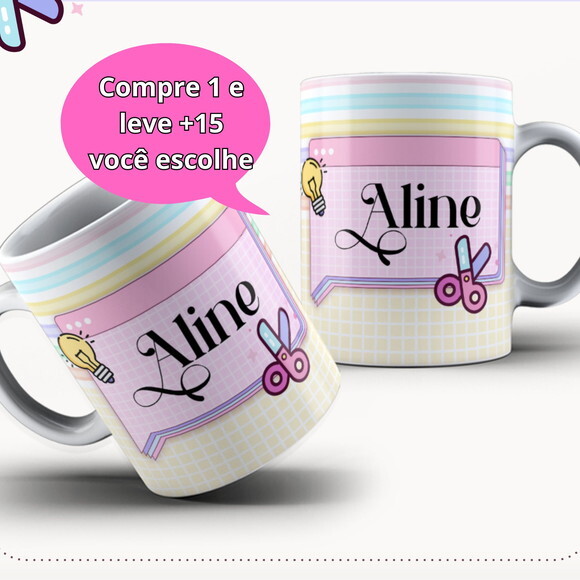 Arte para Sublimação Caneca- Artesã #4061