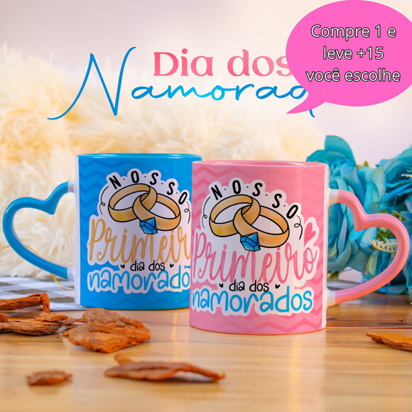 Artes Caneca Dia dos Namorados #4328