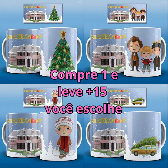 Artes Sublimação Canecas Esqueceram de Mim #5781