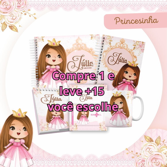 Caderneta de Vacinação Princesa-arquivo Digital #1005