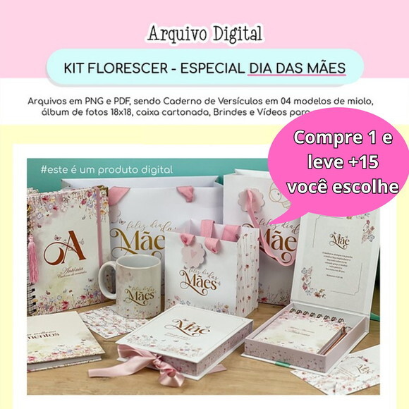 Encadernação Dia das Mães 2024 - Arquivo Digital #3976