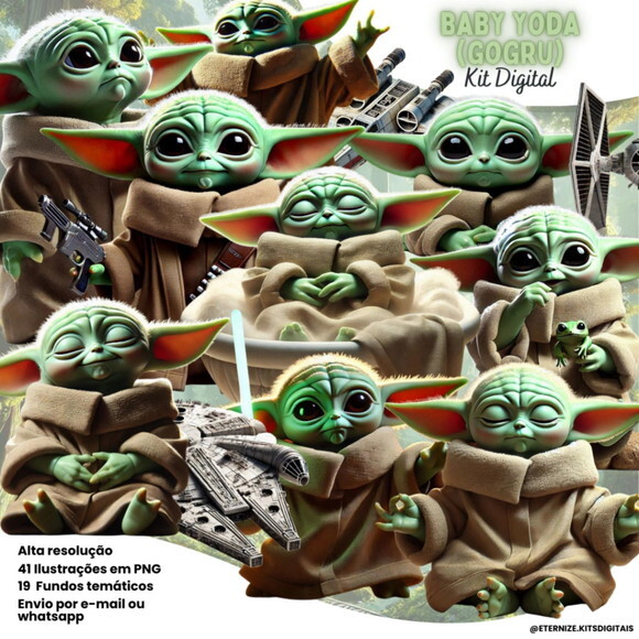 Kit Digital Baby Yoda #7139