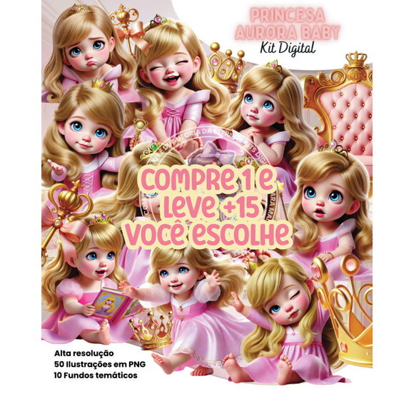Kit Digital Aurora Baby #7171