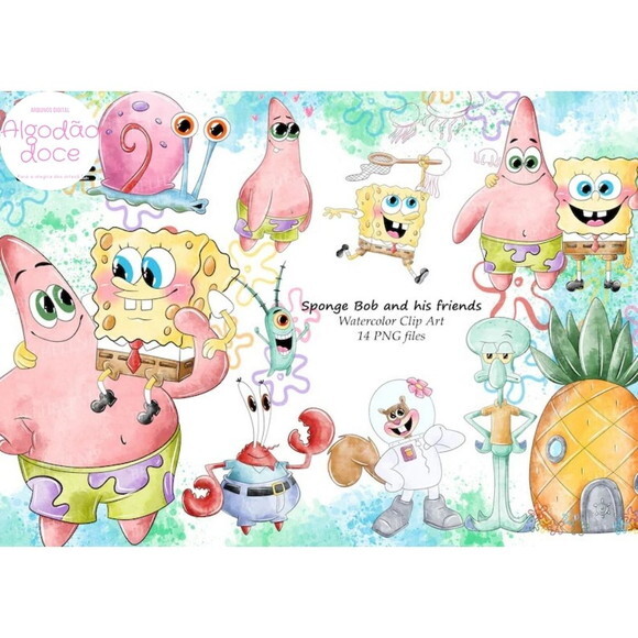 Kit Digital Bob Esponja #636