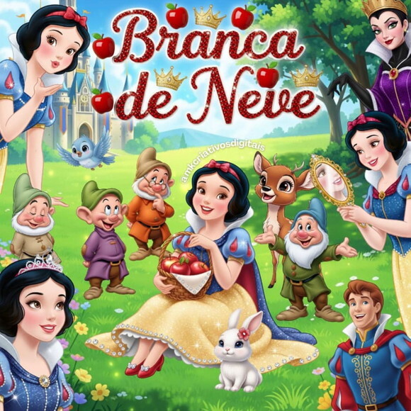 Kit Digital Branca de Neve #7674