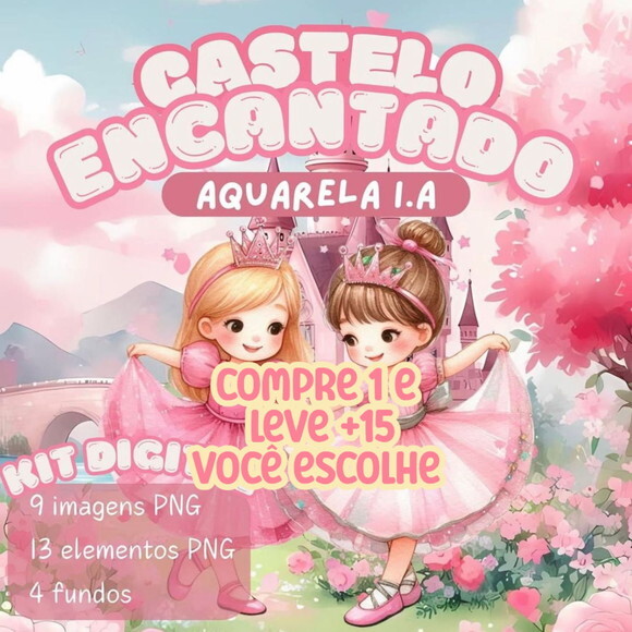 Kit Digital Castelo Encantado #7675