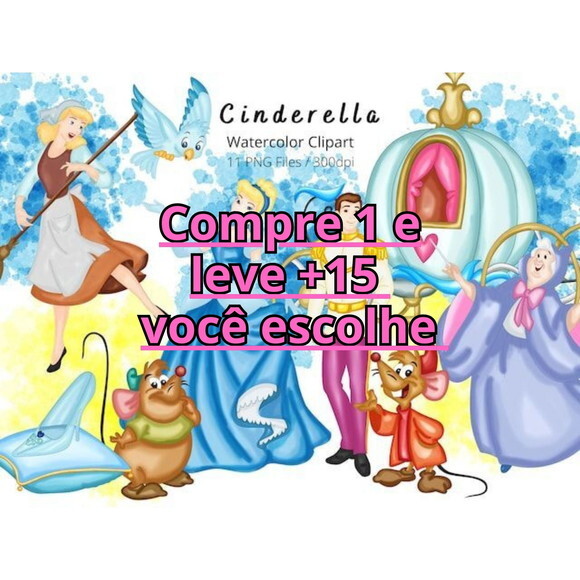 Kit Digital Cinderela #6618