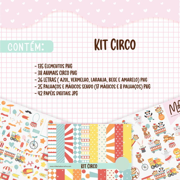 Kit Digital Circo #2649
