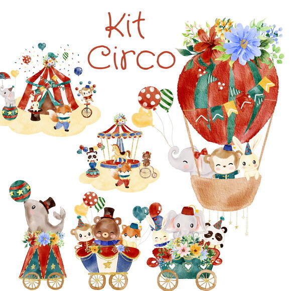 Kit Digital Circo #1738