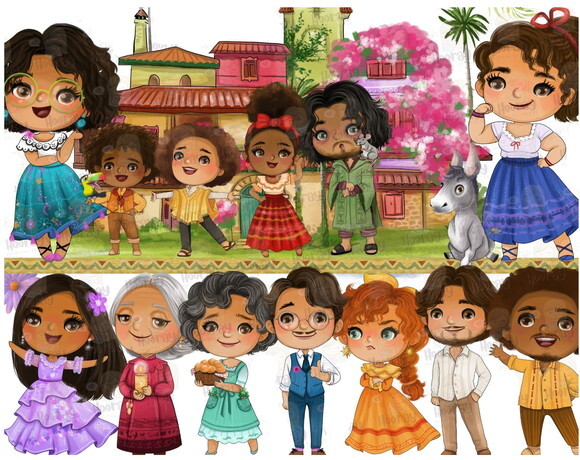 Kit Digital Encanto Aquarela #472