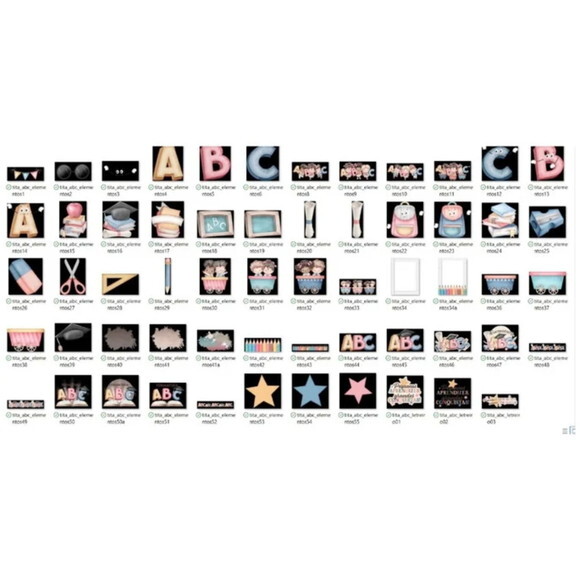 Kit Digital Formatura Abc #3498