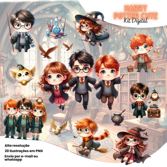 Kit Digital Harry Potter #7141
