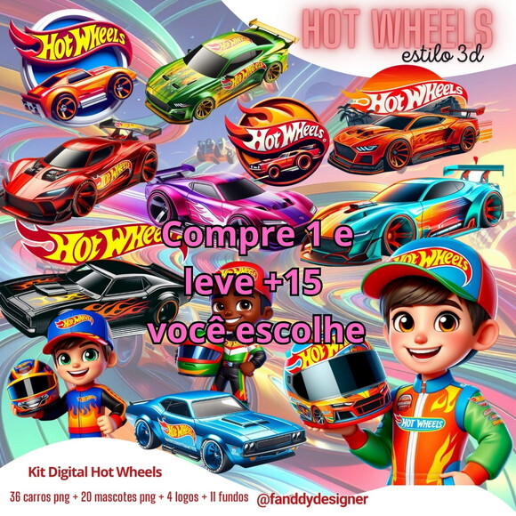 Kit Digital Hot Wheels #5632