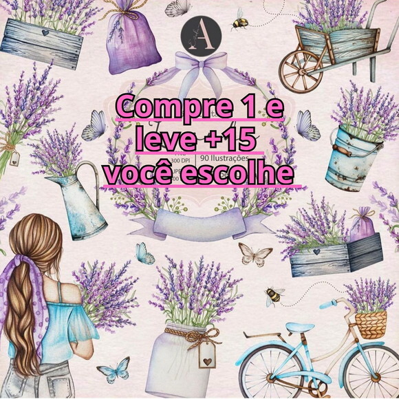 Kit Digital Lavanda #3017