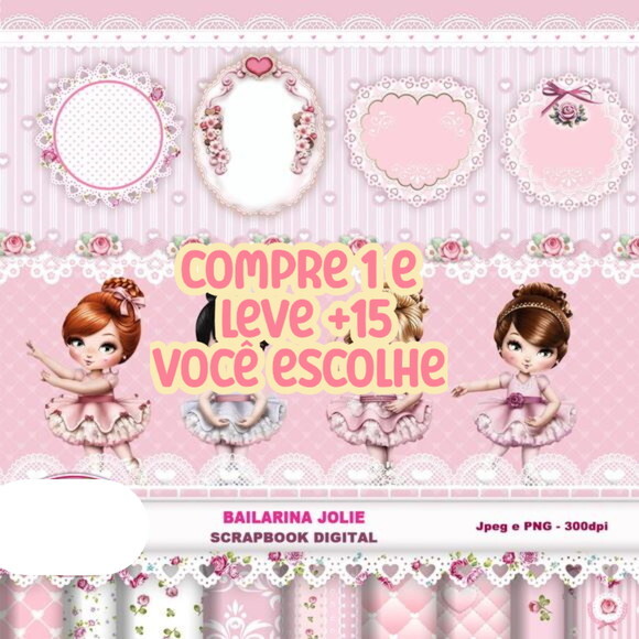 Kit Digital Jolie Bailarina #7669
