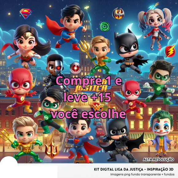 Kit Digital Liga da Justiça #5639