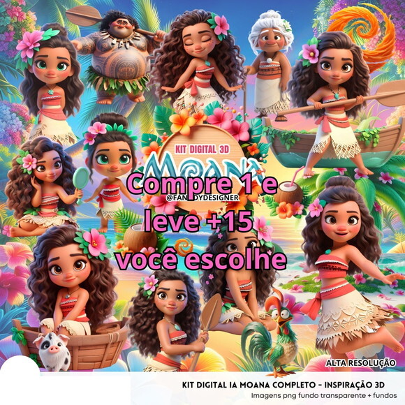 Kit Digital Moana #6397