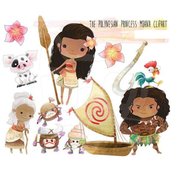 Kit Digital Moana Cute #385