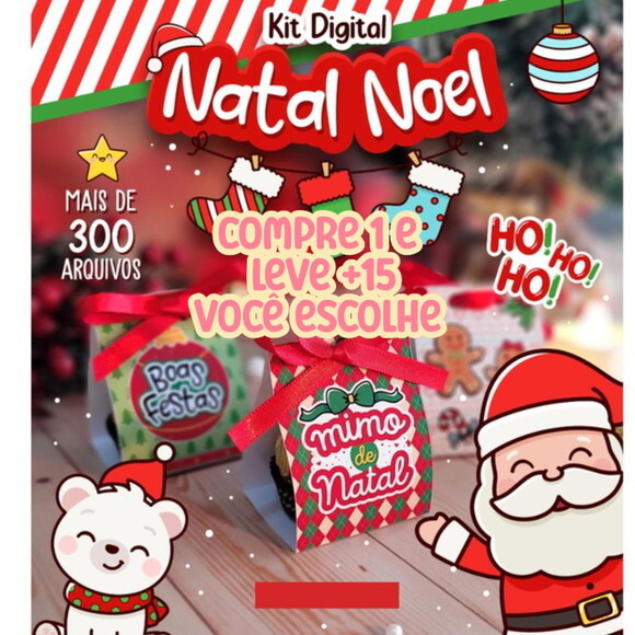 Kit Digital Natal Noel #911