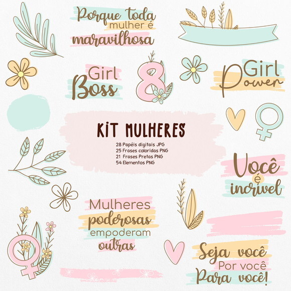 Kit Digital Outubro Rosa #2634