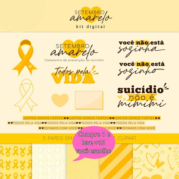 Kit Digital Setembro Amarelo #5093