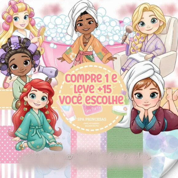 Kit Digital Spa Princesas #7749