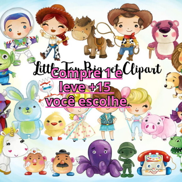Kit Digital Toy Story Aquarela #6246