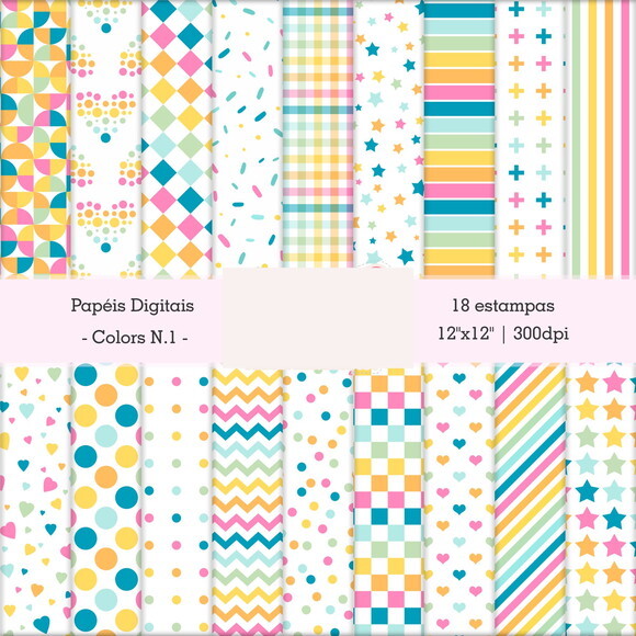 Papel Digital Color #2711