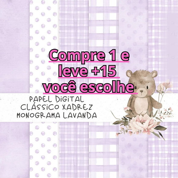 Papel Digital Lavanda #6887