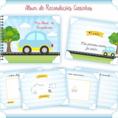 Álbum Recordações Bebê Carrinho- Arquivo Digital #249