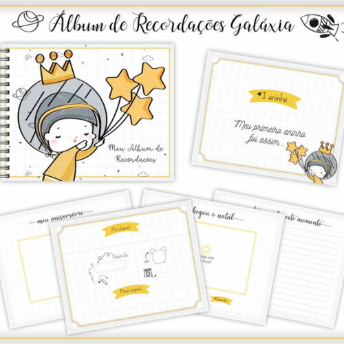 Álbum Recordações Bebê Galáxia - Arquivo Digital #253