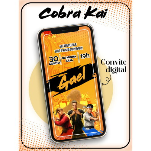 Arquivo Convite Digital Cobra Kai #1326