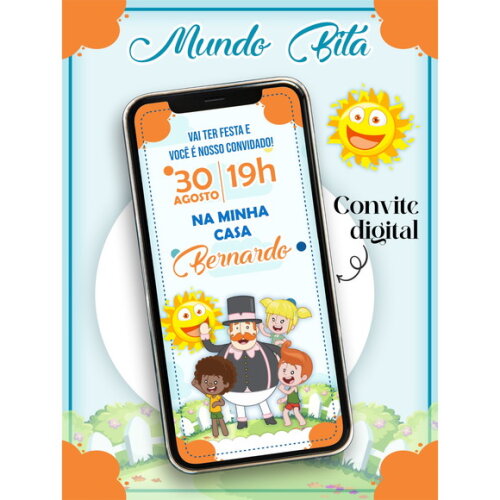 Arquivo Convite Digital Mundo Bita #1333