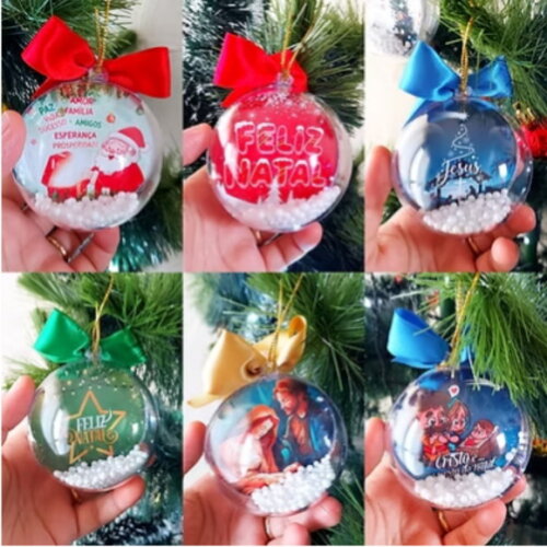 Arquivo de Corte Arte para Bolinhas de Natal #7390