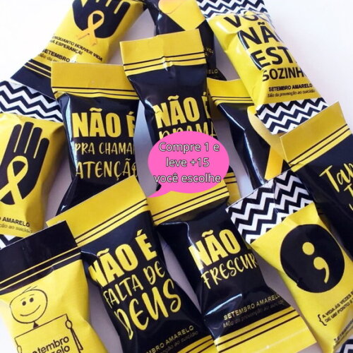 Arquivo de Corte Balinha Setembro Amarelo #2306