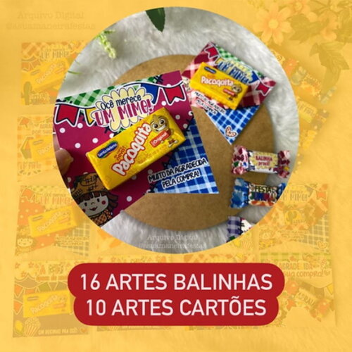 Arquivo de Corte Balinhas e Cards Festa Junina #1140